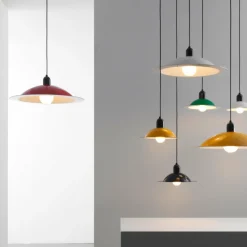 Stilnovo Lampiatta suspension LED, Ø 50cm, corail| Suspensions Led|Suspensions