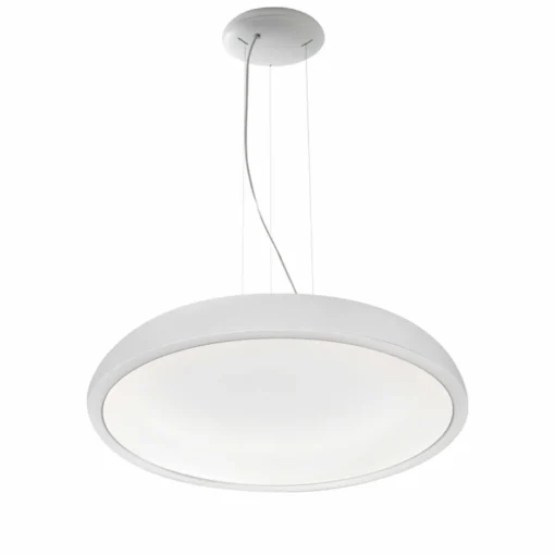 Stilnovo Reflexio LED suspension, Ø65cm, blanc| Suspensions Led|Suspensions