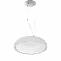 Stilnovo Reflexio LED suspension, Ø46cm, blanc| Suspensions Led|Suspensions