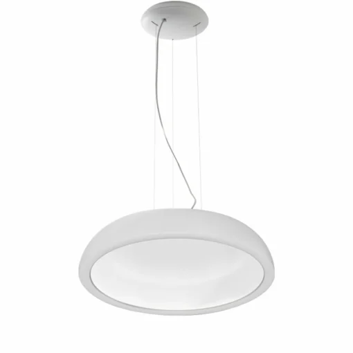 Stilnovo Reflexio LED suspension, Ø46cm, blanc| Suspensions Led|Suspensions