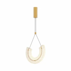 Zambelis Suspension LED 23030, à 1 lampe, 3.000 K, verre, or| Suspensions Led|Suspensions