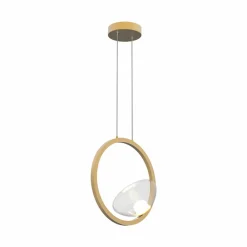 Zambelis Suspension LED 23028, à 1 lampe, 3.000 K, verre, or| Suspensions Led|Suspensions