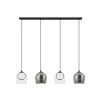 Zambelis Suspension LED 23082, 4 lampes, verre, longueur 105 cm| Suspensions Led|Suspensions