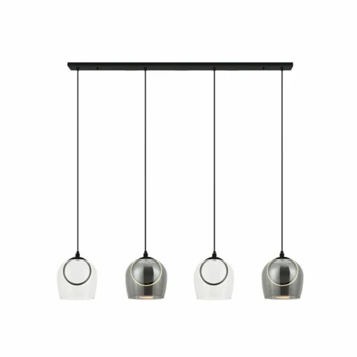 Zambelis Suspension LED 23082, 4 lampes, verre, longueur 105 cm| Suspensions Led|Suspensions