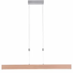 JUST LIGHT. Suspension LED Amanda aspect bois, dimmable| Suspensions Led|Suspensions