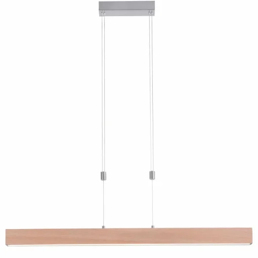 JUST LIGHT. Suspension LED Amanda aspect bois, dimmable| Suspensions Led|Suspensions