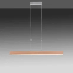 JUST LIGHT. Suspension LED Amanda aspect bois, dimmable| Suspensions Led|Suspensions