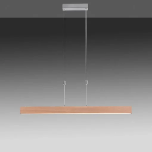 JUST LIGHT. Suspension LED Amanda aspect bois, dimmable| Suspensions Led|Suspensions