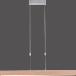 JUST LIGHT. Suspension LED Amanda aspect bois, dimmable| Suspensions Led|Suspensions