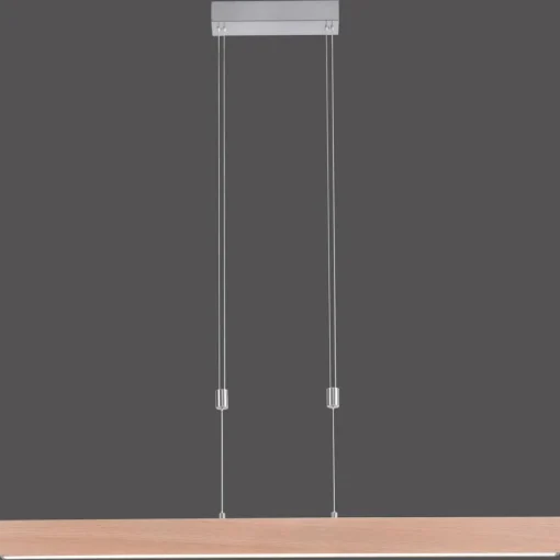 JUST LIGHT. Suspension LED Amanda aspect bois, dimmable| Suspensions Led|Suspensions