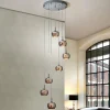 Schuller Valencia Suspension LED Arian avec cristaux, à 7 lampes| Suspensions Led|Suspensions