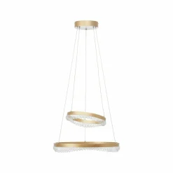 Brilliant Suspension LED Aurora, doré, Ø 30 cm, aluminium, CCT| Suspensions Led|Suspensions