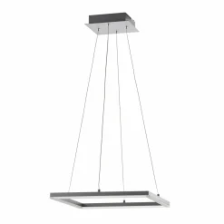 Fabas Luce Suspension LED Bard 42x42 cm, anthracite| Suspensions Led|Suspensions