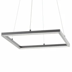 Fabas Luce Suspension LED Bard 42x42 cm, anthracite| Suspensions Led|Suspensions