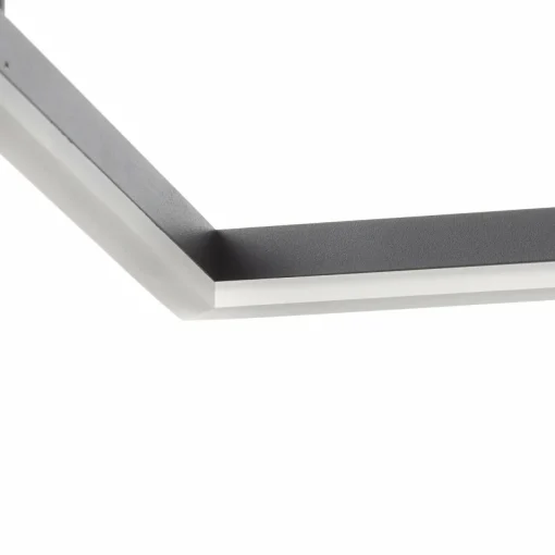 Fabas Luce Suspension LED Bard 42x42 cm, anthracite| Suspensions Led|Suspensions