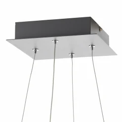 Fabas Luce Suspension LED Bard 42x42 cm, anthracite| Suspensions Led|Suspensions