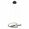 Viokef Suspension LED Berlin, noire, forme circulaire| Suspensions Led|Suspensions