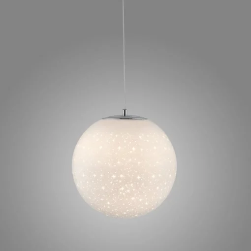 Paul Neuhaus Suspension LED Bolo, verre, ciel étoilé| Suspensions Led|Suspensions
