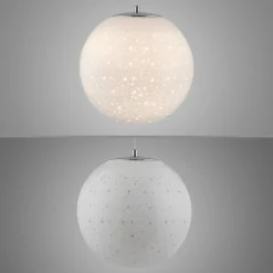 Paul Neuhaus Suspension LED Bolo, verre, ciel étoilé| Suspensions Led|Suspensions