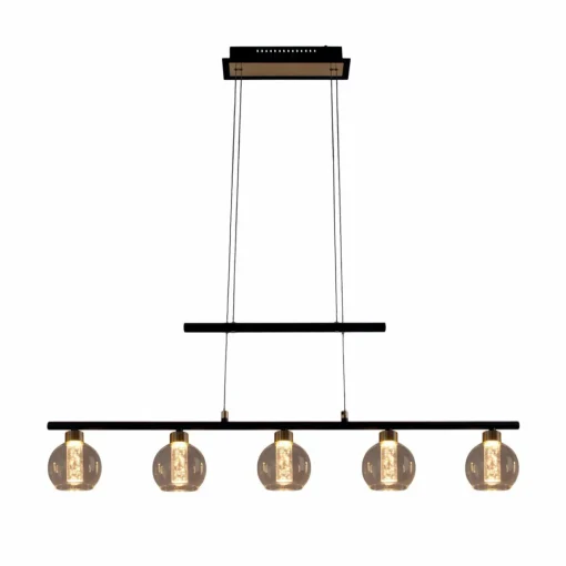 Näve Suspension LED Brass à 5 lampes hauteur réglable| Suspensions Led|Suspensions