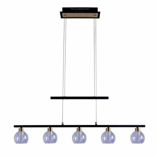 Näve Suspension LED Brass à 5 lampes hauteur réglable| Suspensions Led|Suspensions