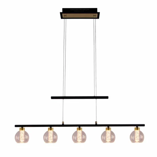 Näve Suspension LED Brass à 5 lampes hauteur réglable| Suspensions Led|Suspensions