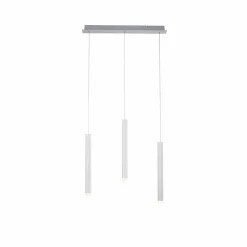 JUST LIGHT. Suspension LED Bruno à trois lampes, aluminium| Suspensions Led|Suspensions