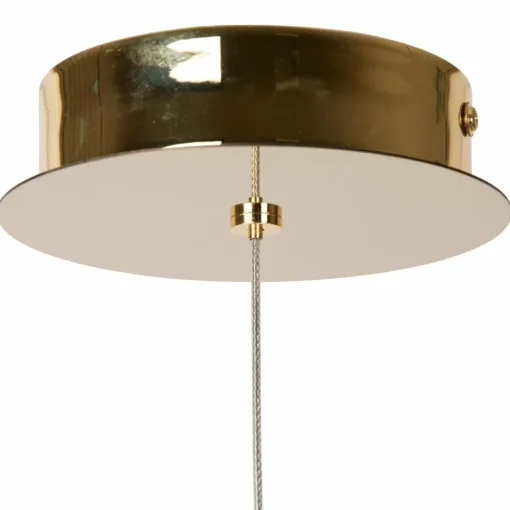 Lucide Suspension LED Cintra, Ø 14 cm, transparent/doré, acrylique| Suspensions Led|Suspensions