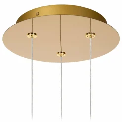Lucide Suspension LED Cintra, Ø 25 cm, transparent/doré, acrylique| Suspensions Led|Suspensions