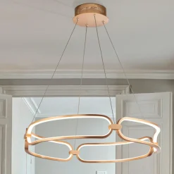 Schuller Valencia Suspension LED Colette, or rose| Suspensions Led|Suspensions