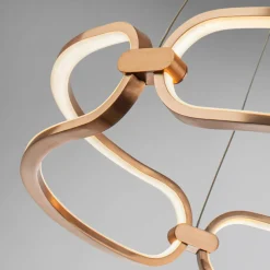 Schuller Valencia Suspension LED Colette, or rose| Suspensions Led|Suspensions