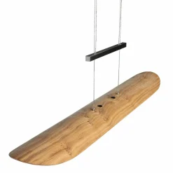Elobra Suspension LED Colombia XL, chêne noueux naturel| Suspensions Led|Suspensions