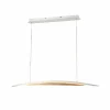 Fabas Luce Suspension LED Cordoba, longueur 110 cm, métal/bois, intensité variable| Suspensions Led|Suspensions