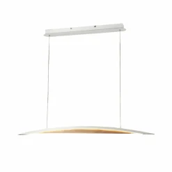 Fabas Luce Suspension LED Cordoba, longueur 110 cm, métal/bois, intensité variable| Suspensions Led|Suspensions