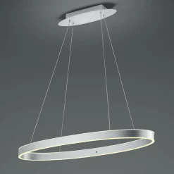 HELL Suspension LED Delta, ronde, aluminium mat| Suspensions Led|Suspensions
