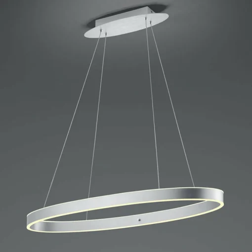 HELL Suspension LED Delta, ronde, aluminium mat| Suspensions Led|Suspensions