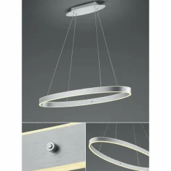 HELL Suspension LED Delta, ronde, aluminium mat| Suspensions Led|Suspensions