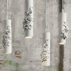 Karman Suspension LED design Capodimonte en céramique| Suspensions Led|Suspensions