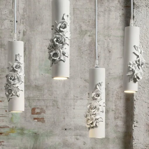 Karman Suspension LED design Capodimonte en céramique| Suspensions Led|Suspensions