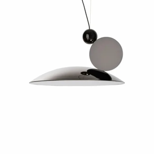 Carpyen Suspension LED Equilibrium Ø 18cm noir/nickel| Suspensions Led|Suspensions