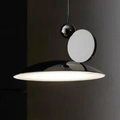 Carpyen Suspension LED Equilibrium Ø 18cm noir/nickel| Suspensions Led|Suspensions