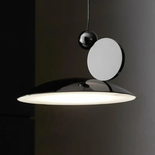 Carpyen Suspension LED Equilibrium Ø 18cm noir/nickel| Suspensions Led|Suspensions