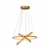 Searchlight Suspension LED Eternity, doré, bambou, Ø 50 cm| Suspensions Led|Suspensions