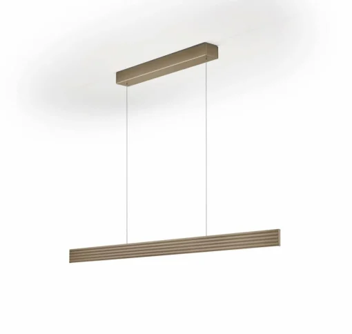 Knapstein Suspension LED Fara, up/down, longueur 132cm bronze| Suspensions Led|Suspensions
