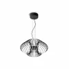 URBAN by Sforzin Suspension LED Filo, couleur titane, métal, Ø 50 cm, 2.700 K| Suspensions Led|Suspensions