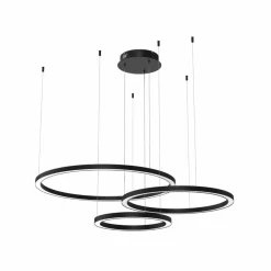 Eko-Light Suspension LED Galaxia, plastique, noir, 3 lampes, 85 W| Suspensions Led|Suspensions