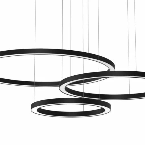 Eko-Light Suspension LED Galaxia, plastique, noir, 3 lampes, 85 W| Suspensions Led|Suspensions