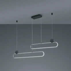 Trio Lighting Suspension LED Grant, dimmable, CCT, aluminium| Suspensions Led|Suspensions