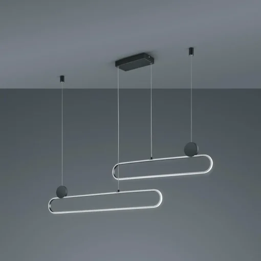 Trio Lighting Suspension LED Grant, dimmable, CCT, aluminium| Suspensions Led|Suspensions