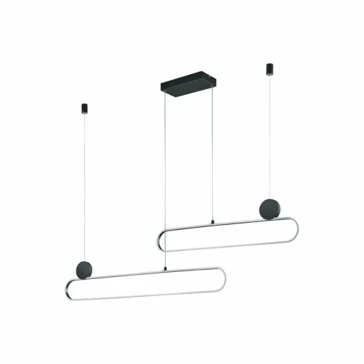 Trio Lighting Suspension LED Grant, dimmable, CCT, aluminium| Suspensions Led|Suspensions
